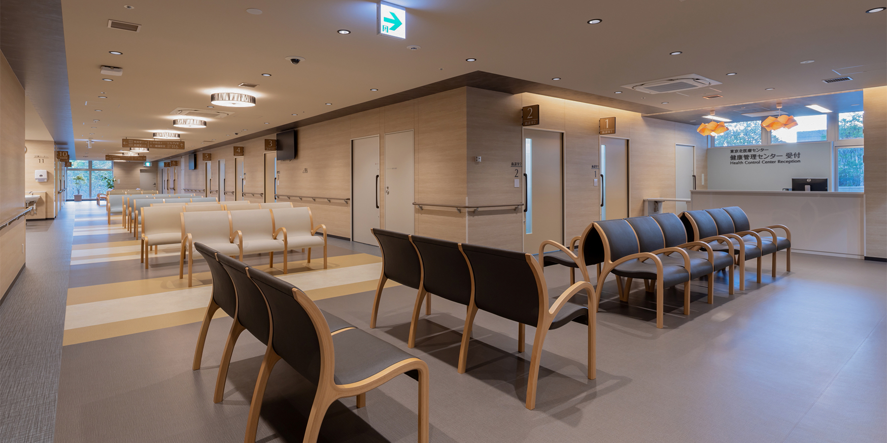 健康管理センターの内観の写真