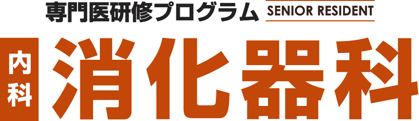 専門医研修プログラム SENIOR RESIDENT 内科 消化器科