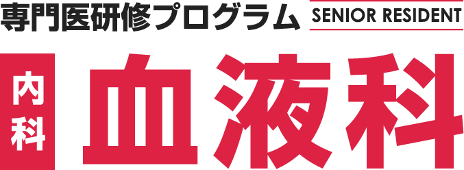 専門医研修プログラム SENIOR RESIDENT 内科 血液科